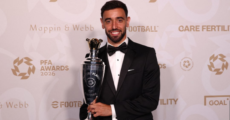 bruno fernandes - ilustrasi berita Bruno Fernandes Dinobatkan Sebagai PFA Players’ Player of the Year Usai Musim…