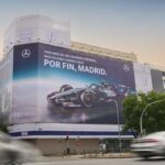 f1 madrid - ilustrasi berita Mercedes-Benz Sambut Kedatangan F1 Madrid dengan Lona Raksasa di Castellana