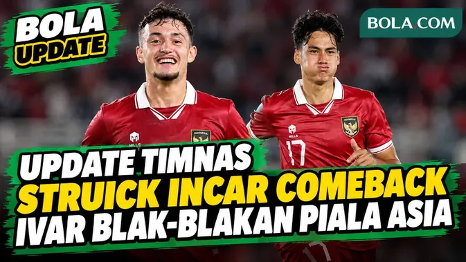 Piala Asia 2027: Struick Incar Kesempatan Kembali, Ivar Jenner Dukung Uji Coba di Timur Tengah